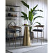 Zanatta 35 inch Charcoal Black Leather Counter Stool